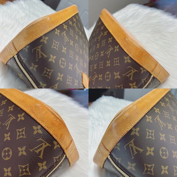 Authentic Louis Vuitton Alma Monogram Canvas Handbag with Authentic LV Strap - Picture 8 of 16